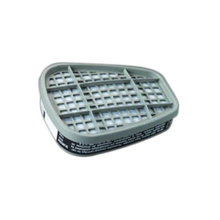 3M 6001 Niosh-Approved Organic Vapor Cartridge For 3M Respirators, PK2 PK2 50051138216745